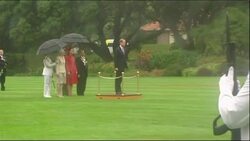 William and Kate attend welcome ceremony at NZ Government House News Clip