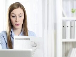 HD: Online conference Stock Footage