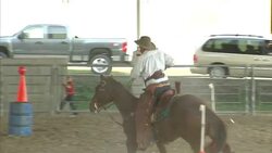 Shooting contest on horseback in Iowa News Clip