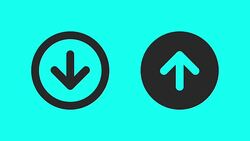 Up & Down - Vector Animate Stock Footage
