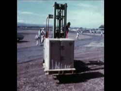 SYND 28-12-72 TRANSPORT PLANES WITH SUPPLIES FOR REFUGEES ARRIVE AT MANAGUA AIRPORT Instructional Video