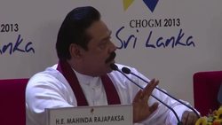 SLanka president comments ahead of C'wealth leaders' summit, FMs' session News Clip