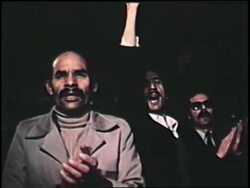 Banner of the April Revolution Stock Footage