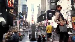 Time Square Cinemagraph Parallax 4K Stock Footage