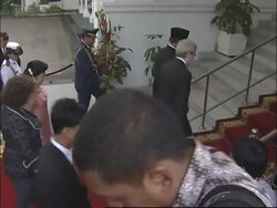 Australian PM Rudd arrives, meets President Yudhoyono News Clip
