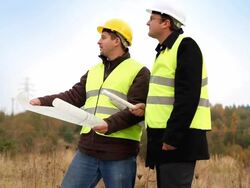 Reviewing Blueprints Stock Footage