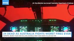 Newsy On The Ground Covering Australia Bushfires News Clip