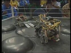 JAPAN: KAWASAKI: ANNUAL ROBOT WRESTLING CHAMPIONSHIP News Clip