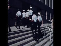 SYND 12 7 74 TWO CONVICTS HOLD HOSTAGES IN FEDERAL COURT BUILDING IN WASHINGTON DC News Clip