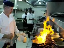 Kitchen Workers Stock Footage