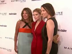 Kate Mara, Anne Fulenwider, Nina Garcia at Marie Claire Celebrates May Cover Stars Stock Footage