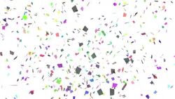 Confetti Explosion Multicolor Stock Footage