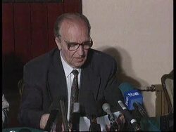 BOSNIA: BOSNIAN PRESIDENT ALIJA IZETBEGOVIC SPEECH News Clip