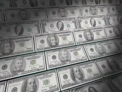 Flow Dollars NTSC Stock Footage