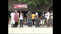 Kenya - At least 10 hurt as men throw grenade at bar customers / Trial opens of four suspects arrested in connection with mall attack / Two killed in clashes at mosque linked with recruiting Muslim militants / Aftermath of blast after three explosions kill at least six people in central Nairobi News Clip