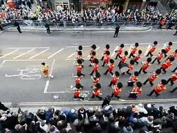 Baroness Thatcher Funeral - Ludgate Hill Stock Footage