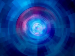 Abstract spherical mosaic pattern Stock Footage