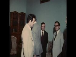 UPITN 9 7 79 LORD CARRINGTON MEETS SADDAM HUSSEIN News Clip