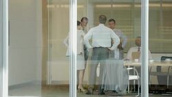 Business people meeting in conference room Stock Footage