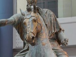 ATMOSPHERE - 'Fendi for Fountains' Press Conference at Campidoglio on January 28, 2013 in Rome, Italy. (Footage by WireImage Video/Getty Images) Stock Footage