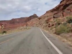 Travel Along Colorado River in Utah Timelapse Stock Footage