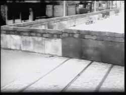 B/W 1961 Berlin Wall / Germany / newsreel Stock Footage