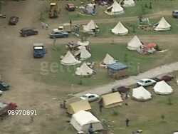 ISTANBUL EARTHQUAKE: Aerials of tents and Aid Supplies being distributed       News Clip