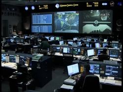 Shuttle Atlantis 3,600 metres from Hubble Space Telescope, briefing News Clip