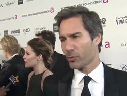 INTERVIEW - Eric McCormack at Elton John AIDS Foundation Presents 21st Annual Academy Awards Viewing Party Stock Footage
