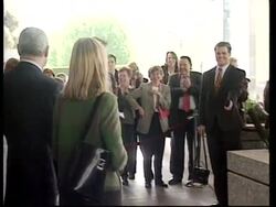 Sir Paul meets Colin Powell to discuss landmines News Clip