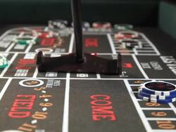 Gambling with dices Stock Footage