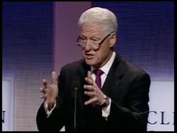 Barack Obama and Matt Damon address Bill Clinton's Global Initiative News Clip