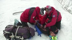 Rescue teams helping to keep skiers safe Instructional Video