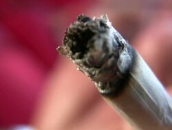 HD 1080i Closeup of Cigarette 3 Stock Footage