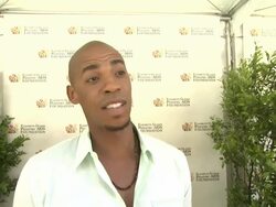 INTERVIEW: Mehcad Brooks at 23rd Annual 'A Time For Heroes' Celebrity Picnic Benefiting The Elizabeth Glaser Pediatric AIDS Foundation  Stock Footage