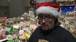 Record-breaking gingerbread village on display for Christmas News Clip