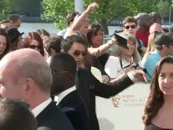 ATMOSPHERE: Arqiva British Academy Television Awards at The National Theatre on May 27, 2012 in London, England (Footage by WireImage Video/Getty Images)  Stock Footage