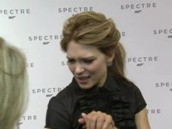 Lea Seydoux speaking about being cast as a 'Bond Girl' in new movie 'Spectre' News Clip