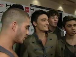James McGuiness, Maximillian Alberto George, Tom Parker, Nathan James Sykes and Siva Kaneswaran of The Wanted at the Help The Heroes Concert at London England. (Footage by WireImage Video/GettyImages) Stock Footage