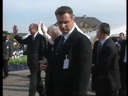 GERMANY: DRESDEN: 10 YEARS AS ONE NATION CELEBRATION News Clip