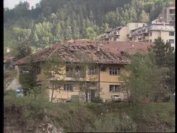 BOSNIA : DAMAGE CAUSED BY NATO AIR STRIKES News Clip