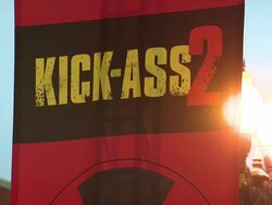 ATMOSPHERE - Signage at Playboy And Universal Pictures' Kick-Ass 2 Event At Comic-Con - Sponsored By AXE Black Chill on 7/20/2013 in San Diego, CA. (Footage by WireImage Video/Getty Images Entertainment Video) Stock Footage