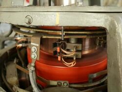 Hydroelectric Turbine Shaft, Rotor and Stator Stock Footage