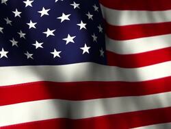 American Flag High Detail - Looping Stock Footage