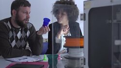 Analyzing objects from 3D Printer Stock Footage