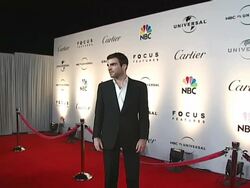 NBC, Universal, and Focus Features 2007 Golden Globes Party Stock Footage