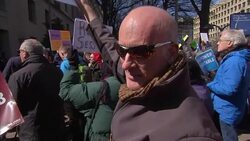Anti Jeff Sessions protesters in Washington DC News Clip