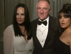 Eva Chow, Francois-Henri Pinault, Salma Hayek at LACMA Hosts 2012 Art + Film Gala Honoring Ed Ruscha And Stanley Kubrick Presented By Gucci Stock Footage