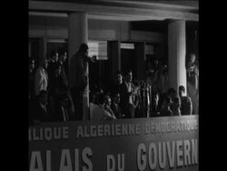 CAN 001 BEN BELLA ADDRESSING MASS RALLY IN ALGERIA News Clip