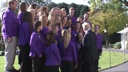 Trump Welcomes College Sports Champions To WH News Clip